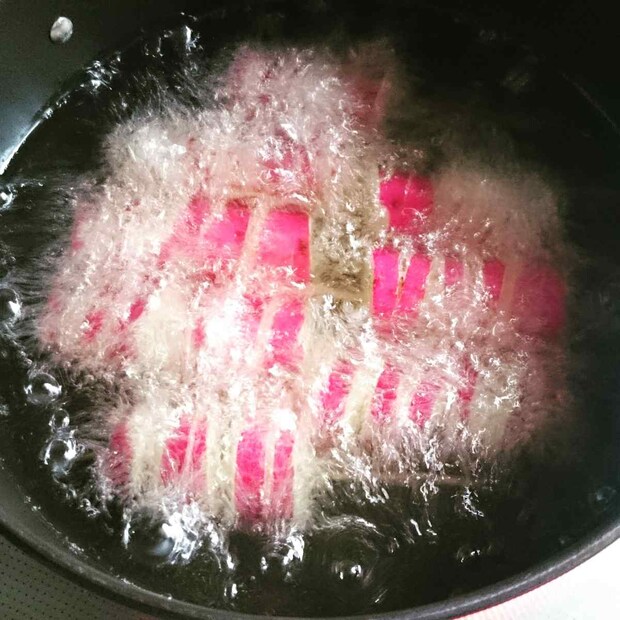 「トルネード大学芋」レシピ