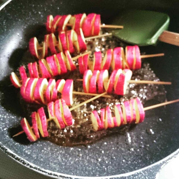 「トルネード大学芋」レシピ