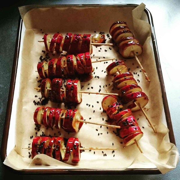 「トルネード大学芋」レシピ