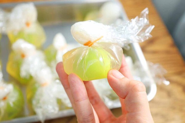 「ジャスミン茶香る！シャインマスカットゼリー」レシピ