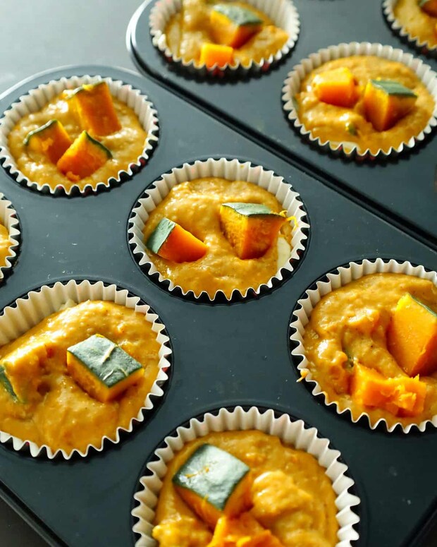 ゴロゴロかぼちゃマフィン3
