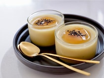 混ぜて冷やすだけで簡単！「みたらし焼き芋プリン」の作り方