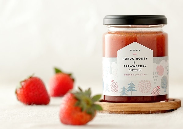 北欧はちみつといちごバター／秋田屋
