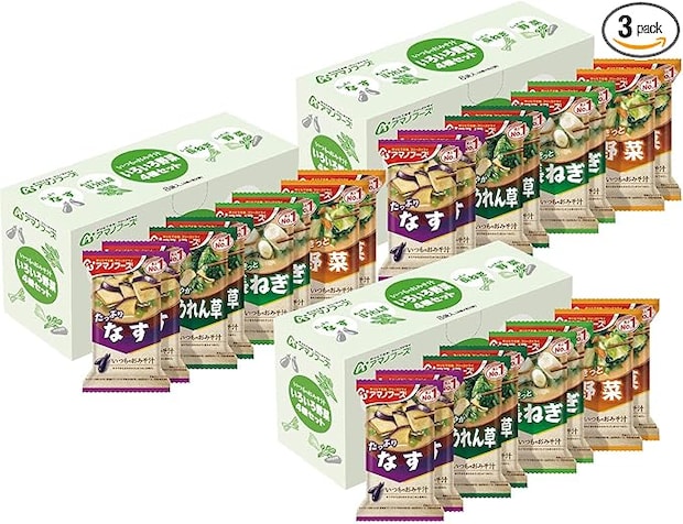 アマノフーズ いつものおみそ汁 いろいろ野菜 4種24食セット