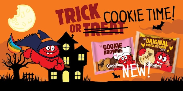 「クッキータイム オリジナルチョコレートチャンククッキー」と「クッキータイム クッキーブラウニー」