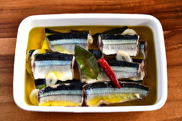 さんまのオイル煮