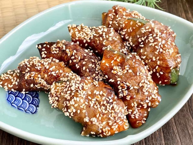 “焼肉のたれ”で簡単!ご飯がすすむ「かぼちゃの牛肉巻き」の作り方