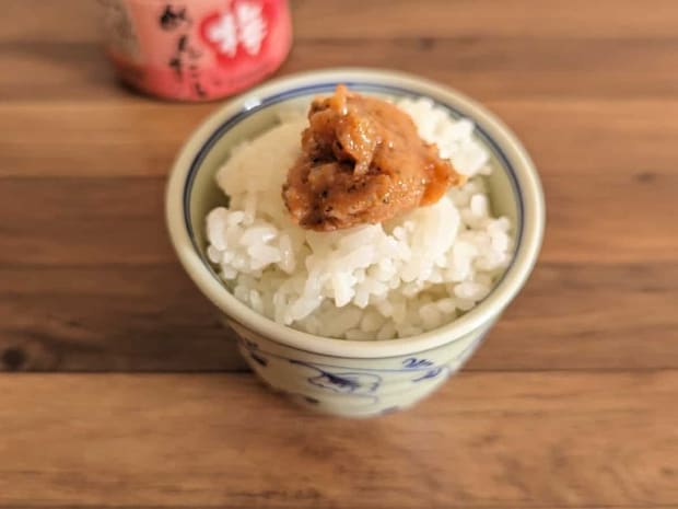 カルディコーヒーファーム 梅めんたい 食べ方1