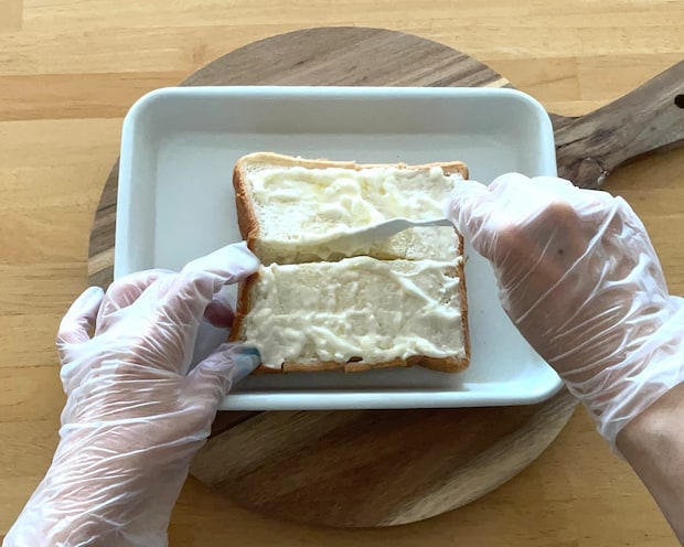 「韓国風ガーリックトースト」レシピ