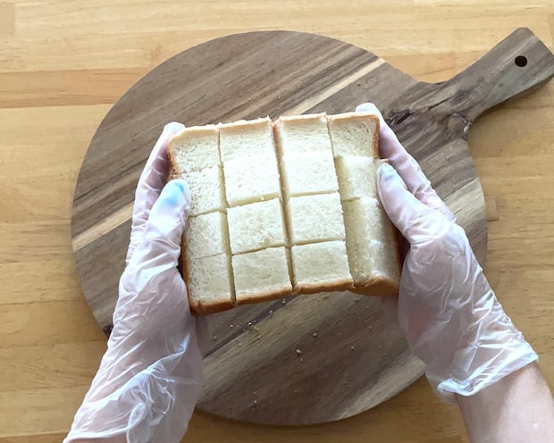 「韓国風ガーリックトースト」レシピ