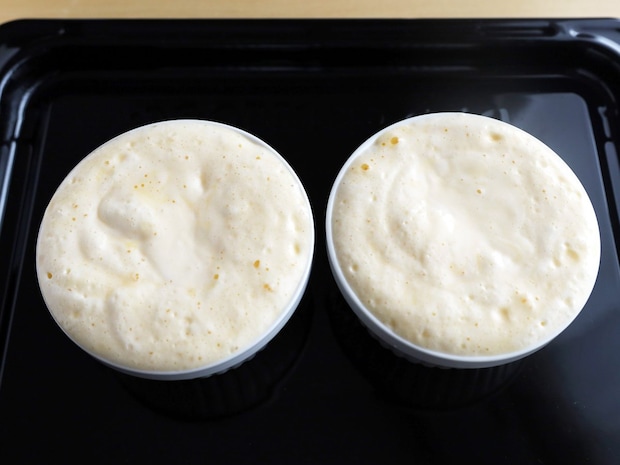 「分厚いホットケーキ」レシピ