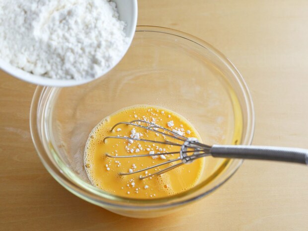 「分厚いホットケーキ」レシピ