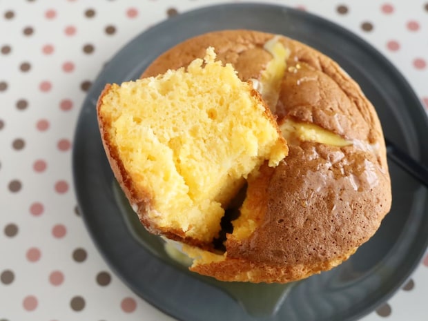 「分厚いホットケーキ」レシピ