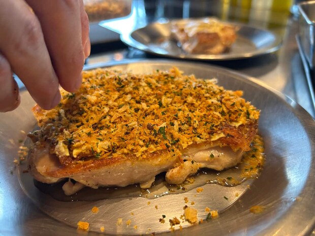 鶏もも肉のディアブル風-工程10