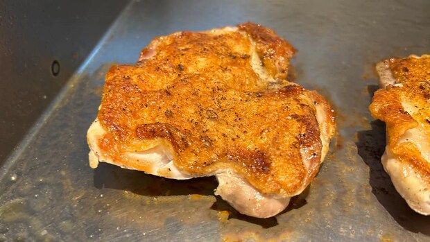 鶏もも肉のディアブル風-工程08