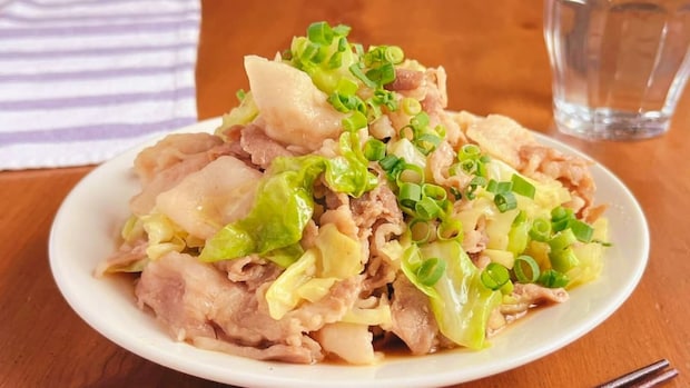 豚とキャベツのあっさり煮風