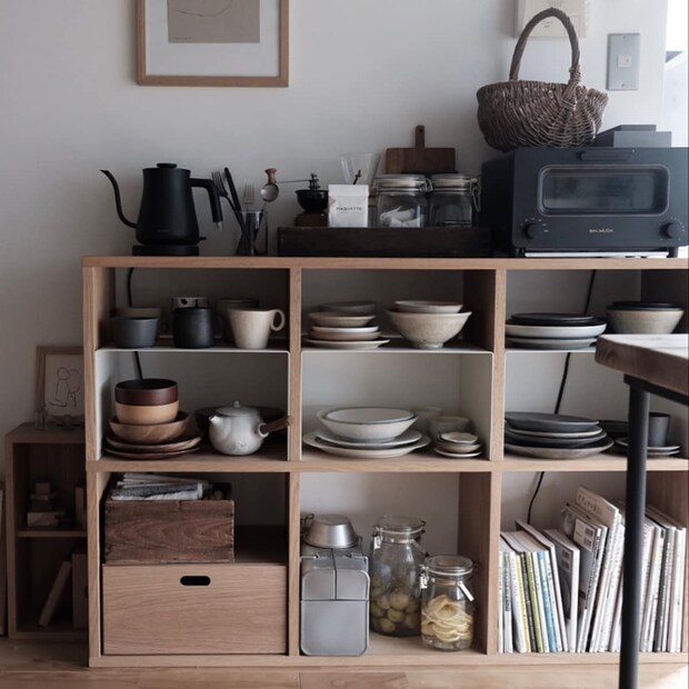 無印良品グッズを使った「食器収納アイデア」