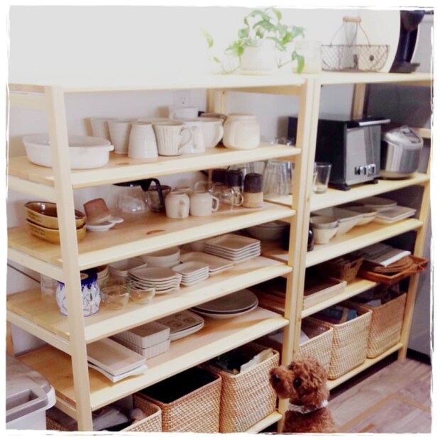 無印良品グッズを使った「食器収納アイデア」