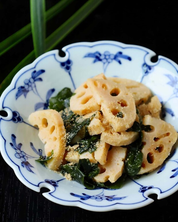 れんこんわかめの塩ナムル