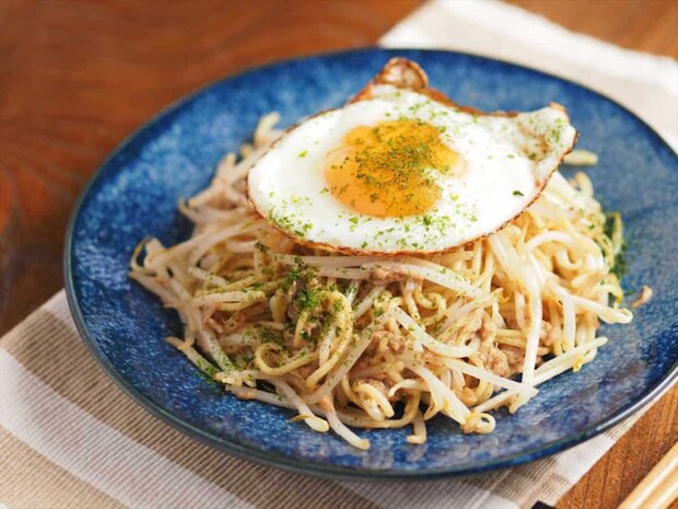 筋肉料理人さん ツナもやし焼きそば