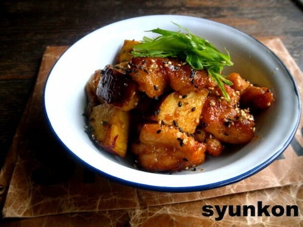 山本ゆりさんの「鶏肉とさつまいもの甘辛バターしょうゆ」レシピ