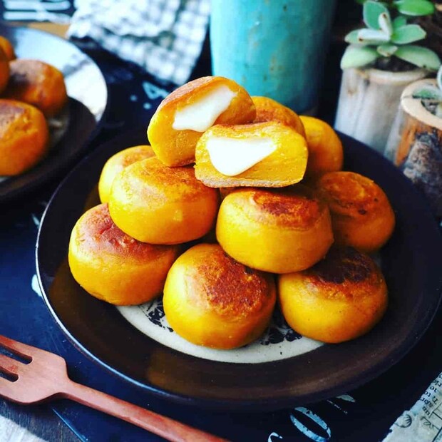 しゃなママさん チーズインかぼちゃ餅