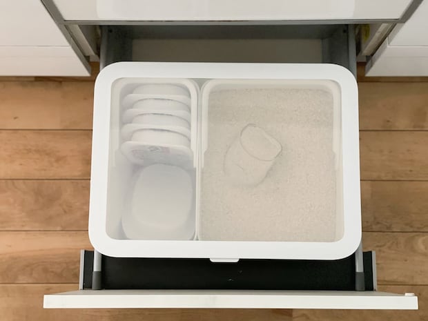 フタ付きストックケース 米びつ(インナーセット)/ライクイット