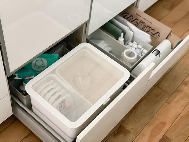 フタ付きストックケース 米びつ(インナーセット)/ライクイット