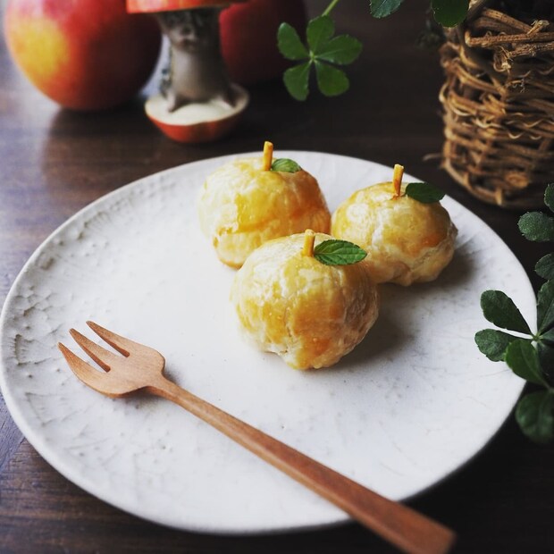 ころんとかわいい♪「ひとくちアップルパイ」の作り方