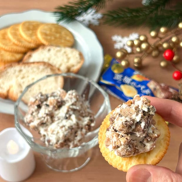 「至福のバター クリームチーズディップ」レシピ