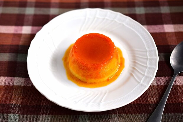 マッシュかぼちゃを使ったプリン