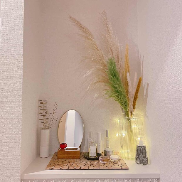「パンパスグラス」を飾って秋支度♪おしゃれなインテリア例5選