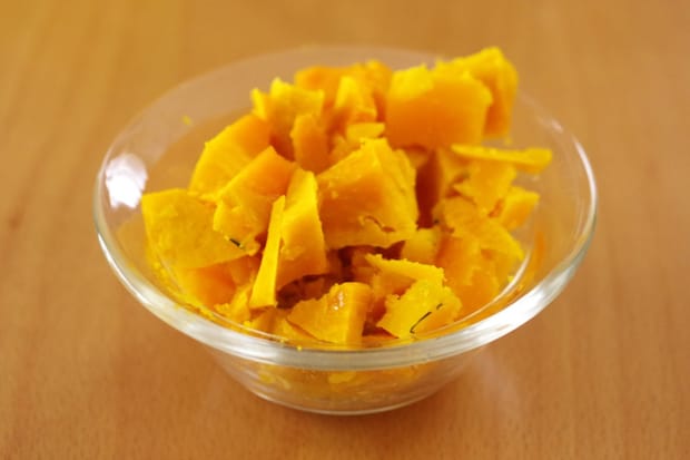 「かぼちゃの小さなジャックオランタン」レシピ