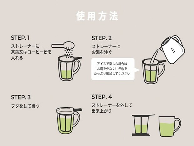 HARIO ティー&コーヒーメーカーマグ