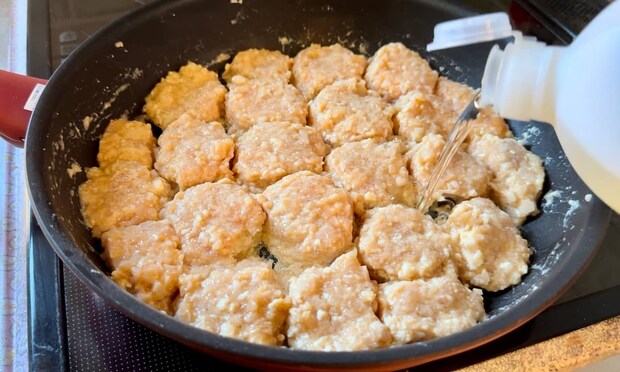 「れんこん鶏つくね」レシピ