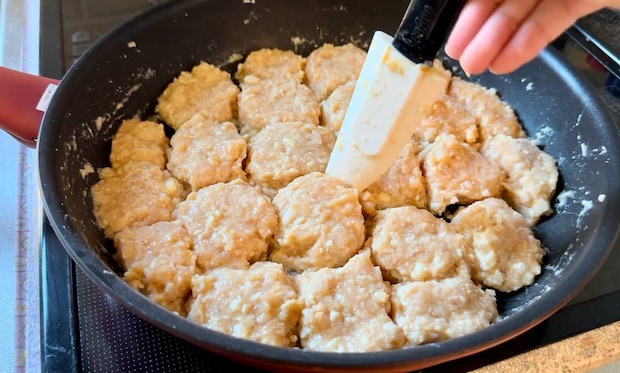 「れんこん鶏つくね」レシピ