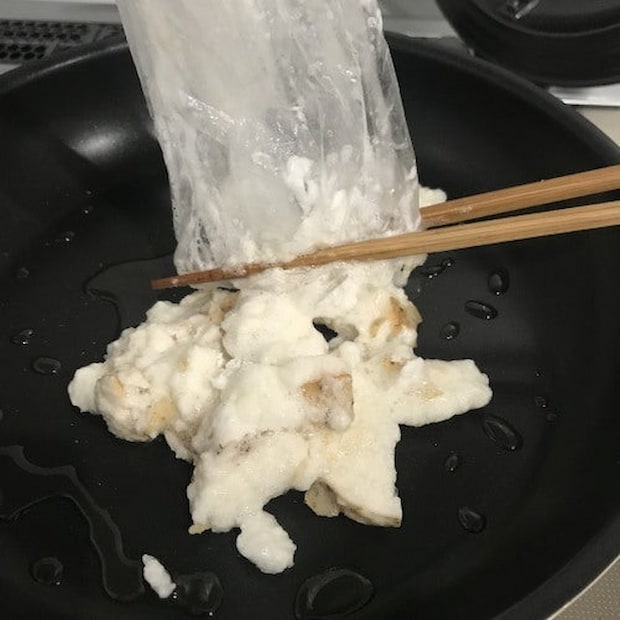 山本ゆりさんの「長芋のかけら焼き」レシピ