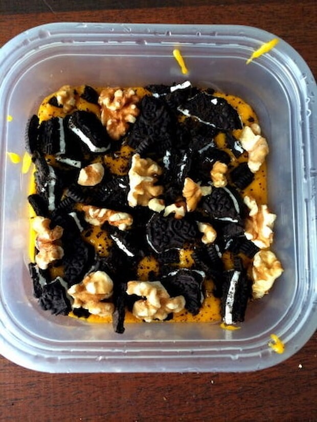 山本ゆりさんの「かぼちゃとオレオのケーキ」レシピ