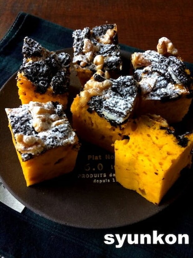 山本ゆりさんの「かぼちゃとオレオのケーキ」レシピ