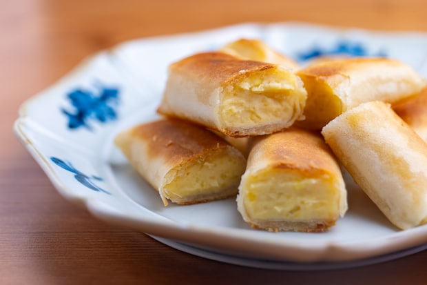 さつまいも春巻き