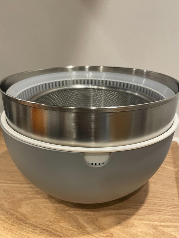 「365methods ステンレス サラダスピナー」