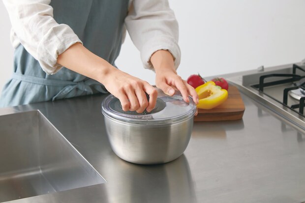 365methods ステンレスサラダスピナー