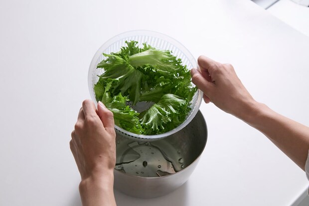 365methods ステンレスサラダスピナー