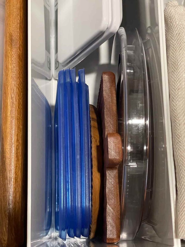 「365methods ステンレス サラダスピナー」収納イメージ