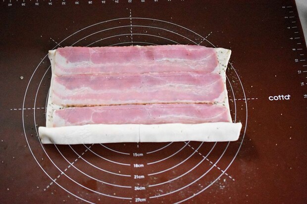 ベーコンハートパイ