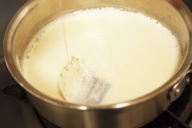 「濃厚カボチャのミルクティープリン」レシピ