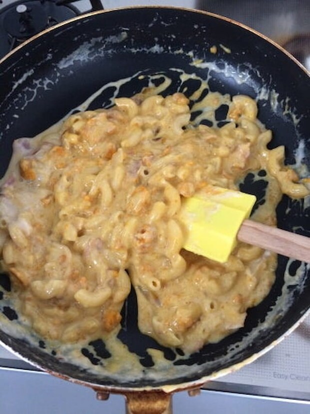 山本ゆりさんの「かぼちゃとひき肉のマカロニグラタン」レシピ