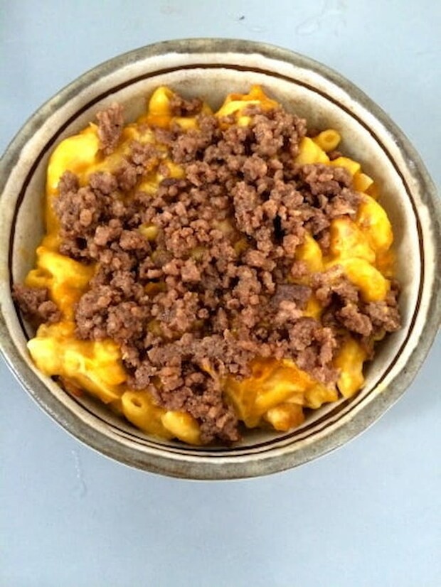 山本ゆりさんの「かぼちゃとひき肉のマカロニグラタン」レシピ