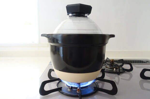 HARIO（ハリオ） フタがガラスのご飯釜