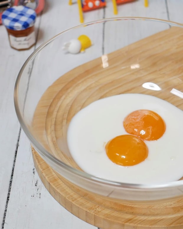 スフレパンケーキ手順01